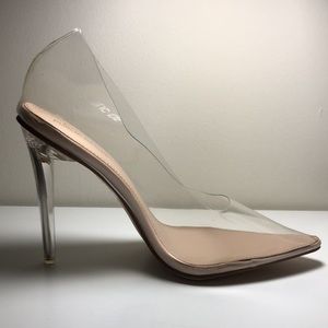 Clear Stiletto Shoes
